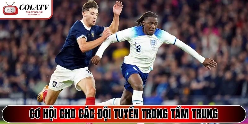 Cơ hội cho các đội tuyển trong tầm trung