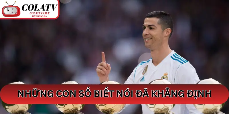 Những con số biết nói đã khẳng định Cristiano Ronaldo là GOAT