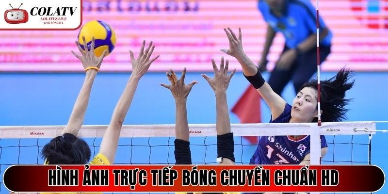 Hình ảnh, âm thanh trực tiếp bóng chuyền chuẩn HD