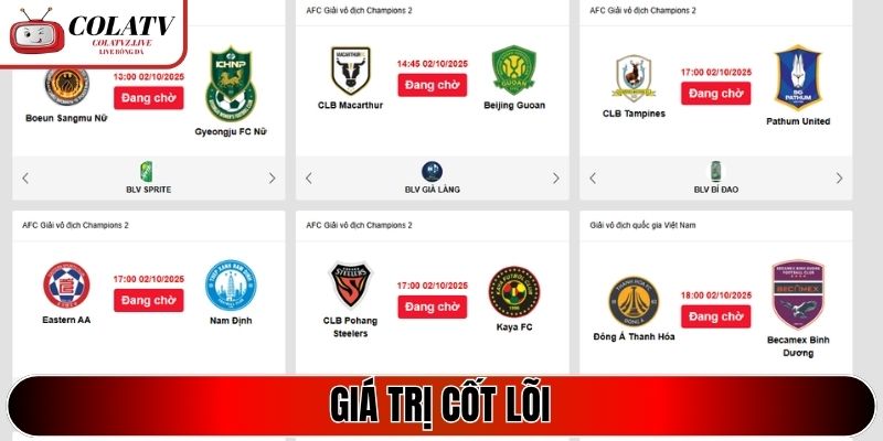 Giá trị cốt lõi