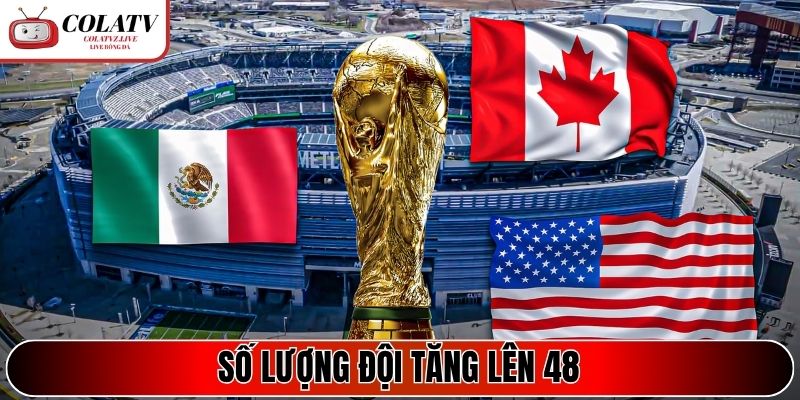 Số lượng đội tăng lên 48